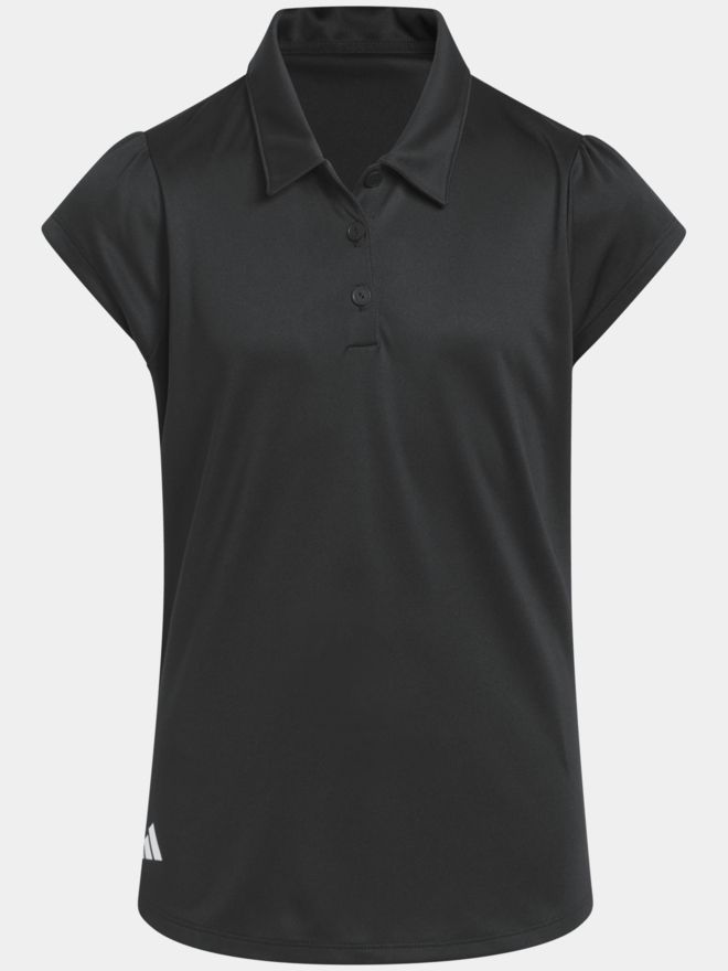 adidas Dívčí polokošile PERF s krátkým rukávem černá