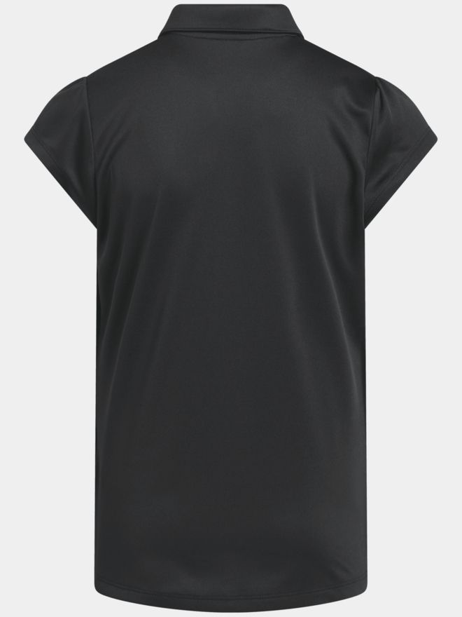 adidas Dívčí polokošile PERF s krátkým rukávem černá