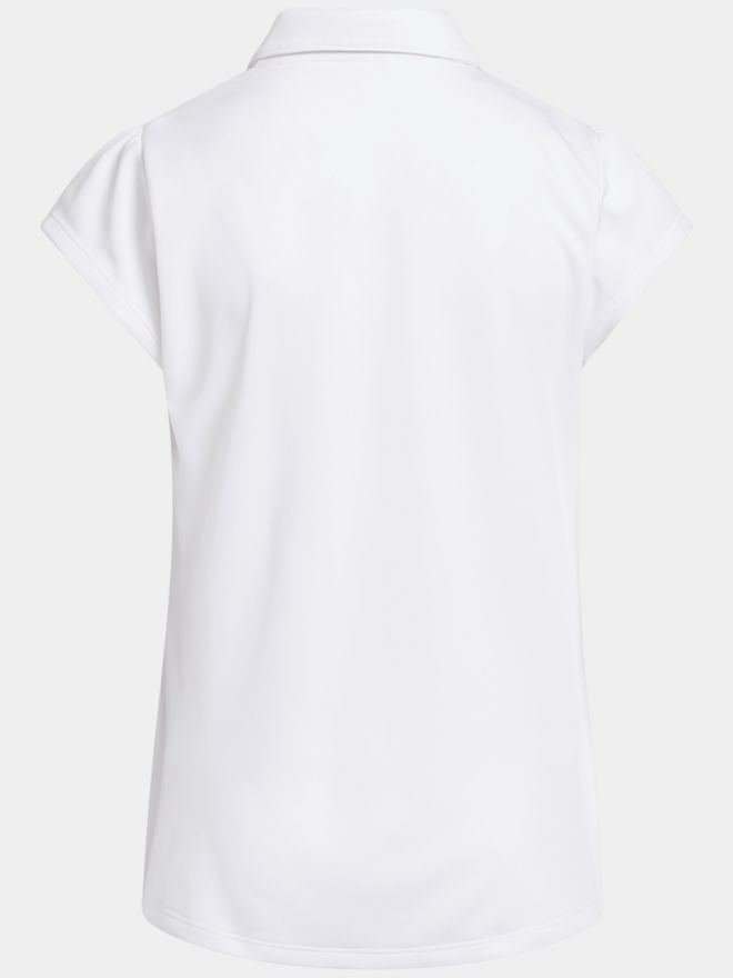 adidas Dívčí polokošile PERF s krátkým rukávem bílá