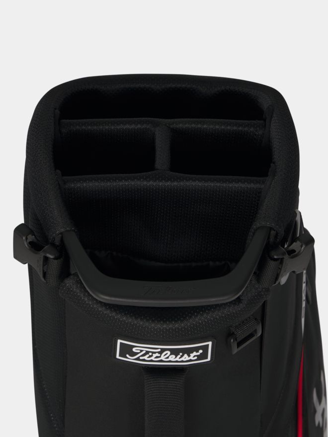 Titleist Players S4 StaDry Standbag schwarz-rot