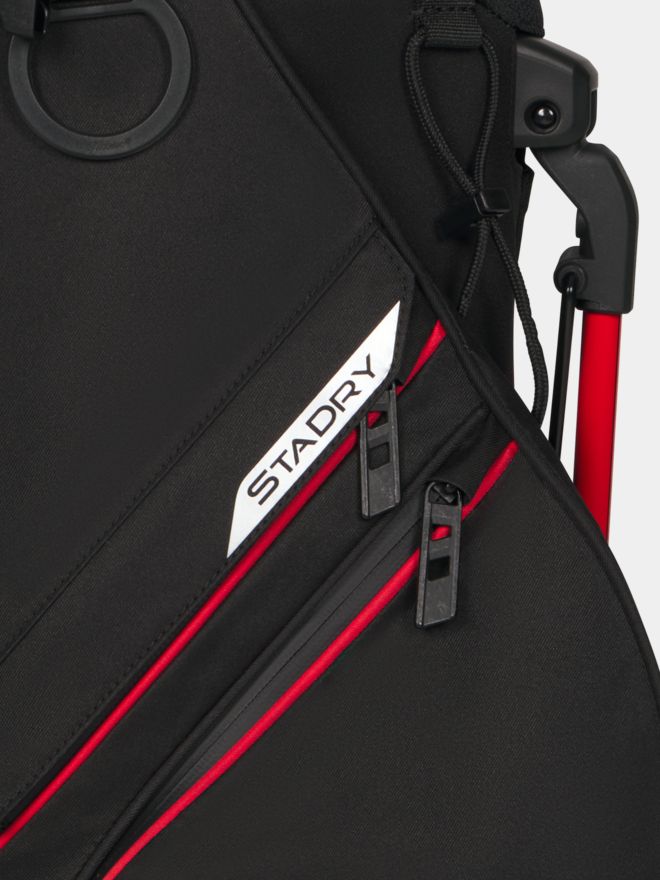 Titleist Players S4 StaDry Standbag schwarz-rot