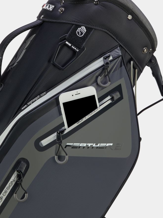 Big Max Dri Lite Feather 2 Standbag grau