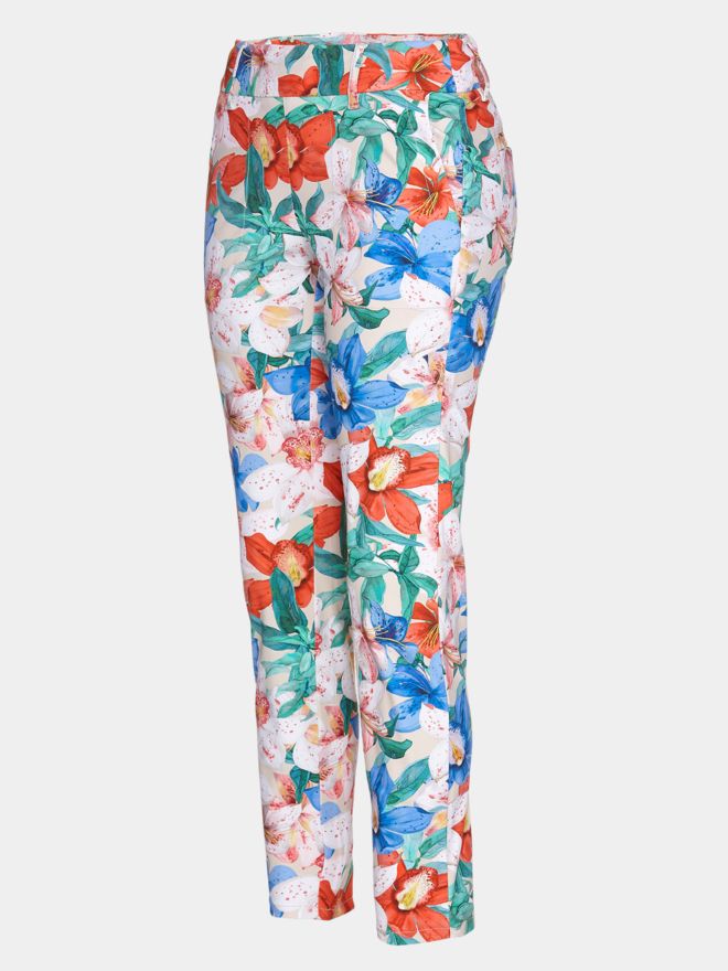 Alberto LUCY-CR - Flower Jersey 7/8 Hose mehrfarbig
