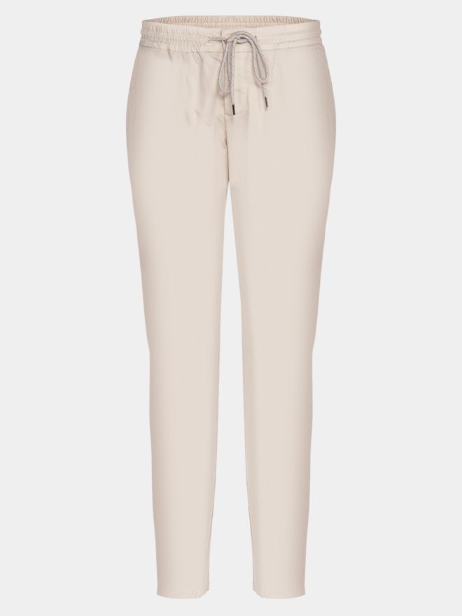 Alberto CLARA - Light Cotton Joggpant Hose beige