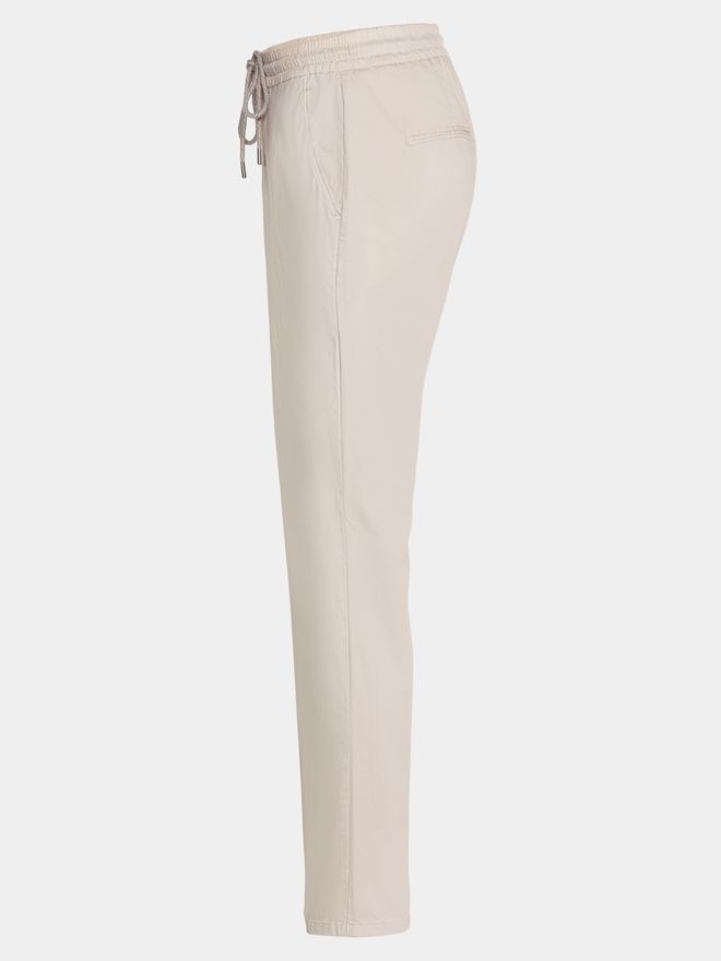 Alberto CLARA - Light Cotton Joggpant Hose beige