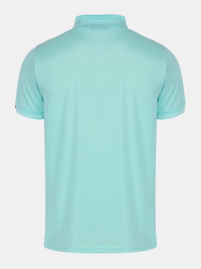 Daniel Springs Anti Odor Funktions Halbarm Polo türkis