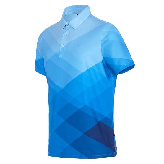 Daniel Springs Funkční polo s krátkým rukávem modrá