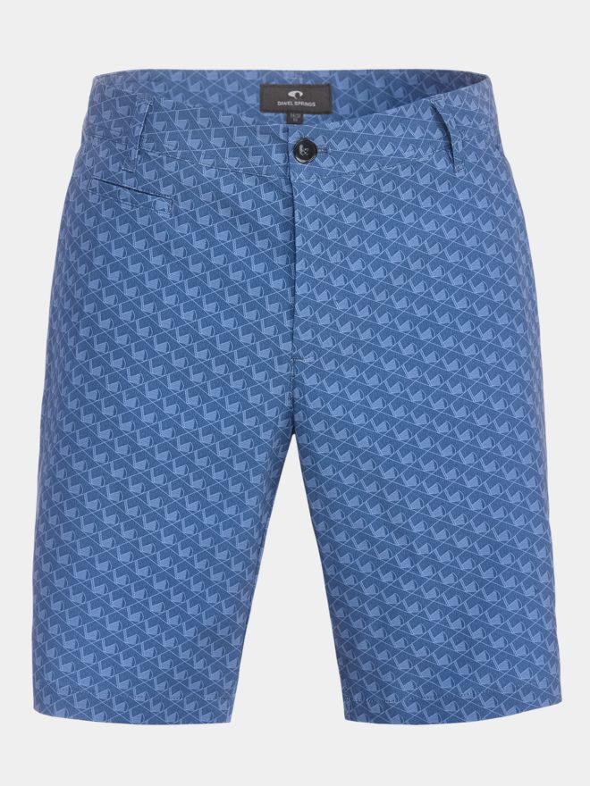 Daniel Springs LEVIN Funktions Druck Bermuda Hose denim
