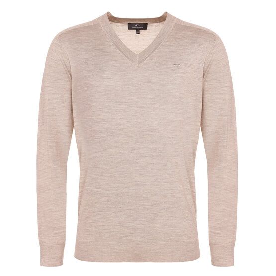 Daniel Springs Merino Extrafein Pullover Strick beige