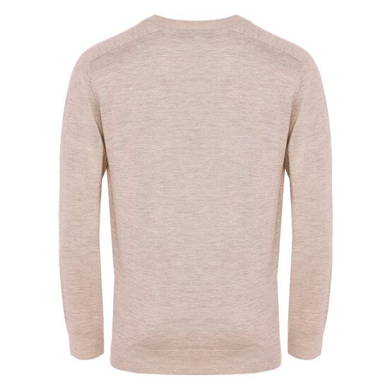 Daniel Springs Merino Extrafein Pullover Strick beige