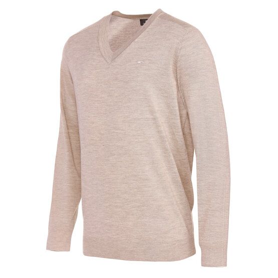 Daniel Springs Merino Extrafein Pullover Strick beige