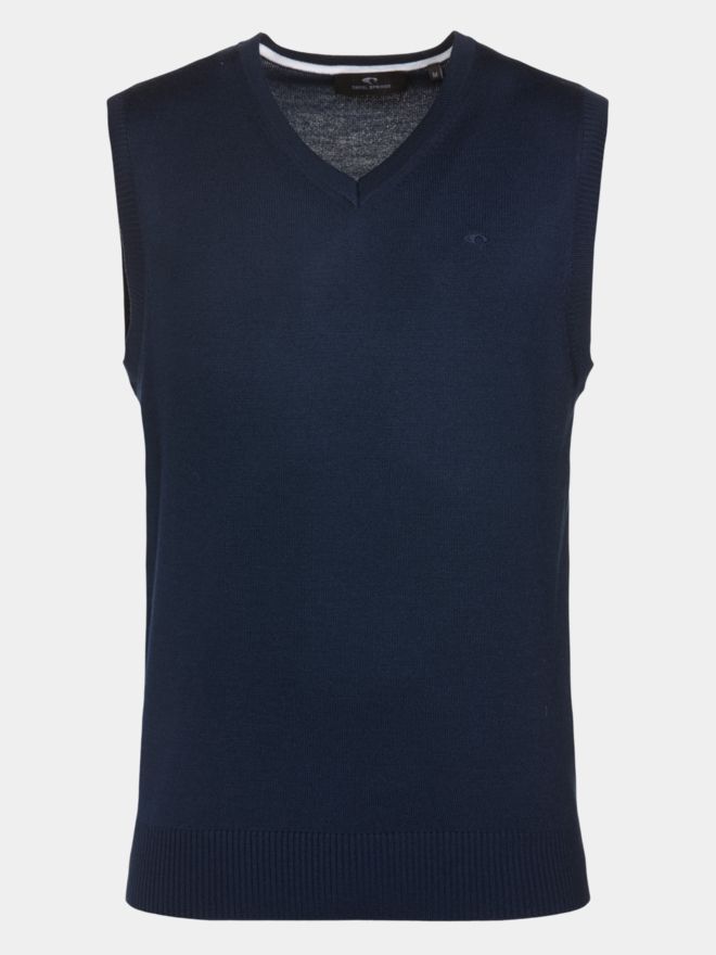 Daniel Springs Basic Pullunder Strick navy