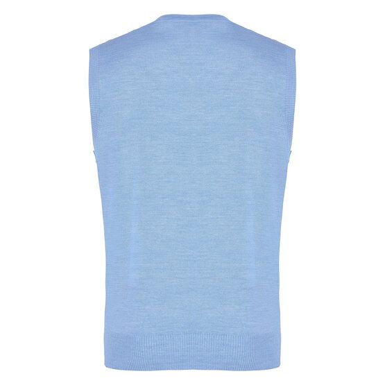 Daniel Springs Pletený svetr Basic světle modrá