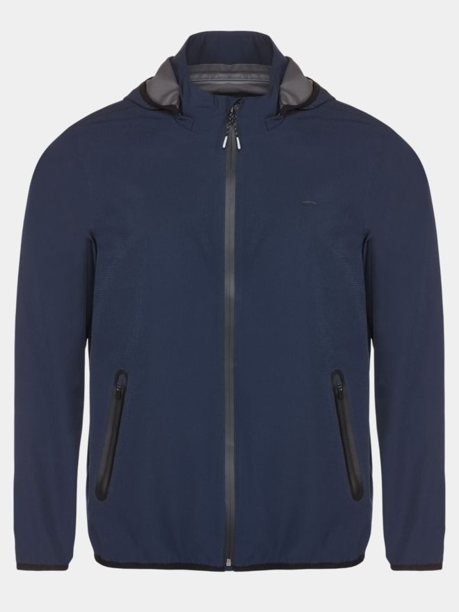 Daniel Springs Wasserdichte, voll verschweisste Regen Jacke navy