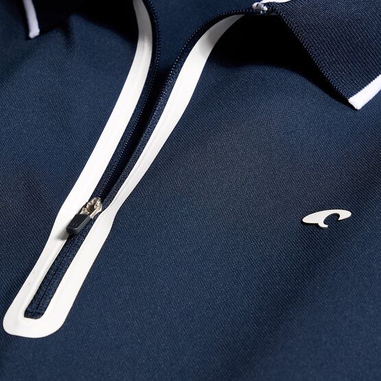 Daniel Springs Funktions Pique Halbarm Polo navy