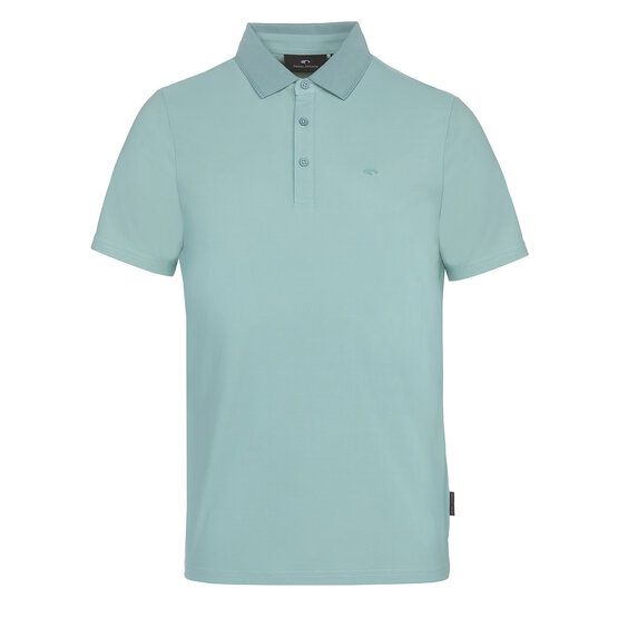 Daniel Springs Nylonové polo s krátkým rukávem zelená