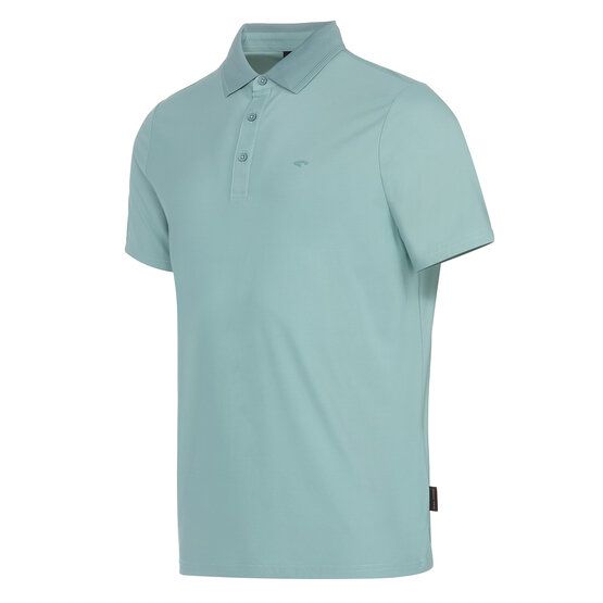 Daniel Springs Nylonové polo s krátkým rukávem zelená