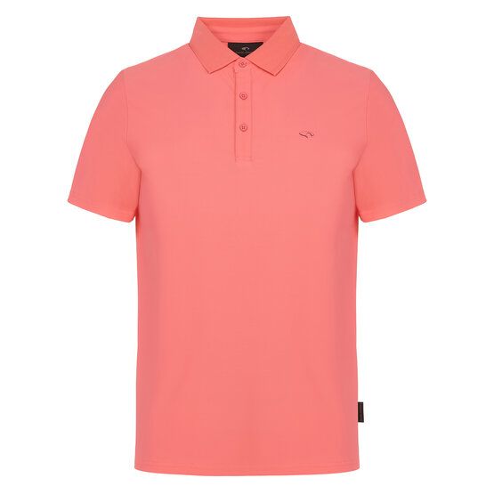 Daniel Springs Nylonové polo s krátkým rukávem korál