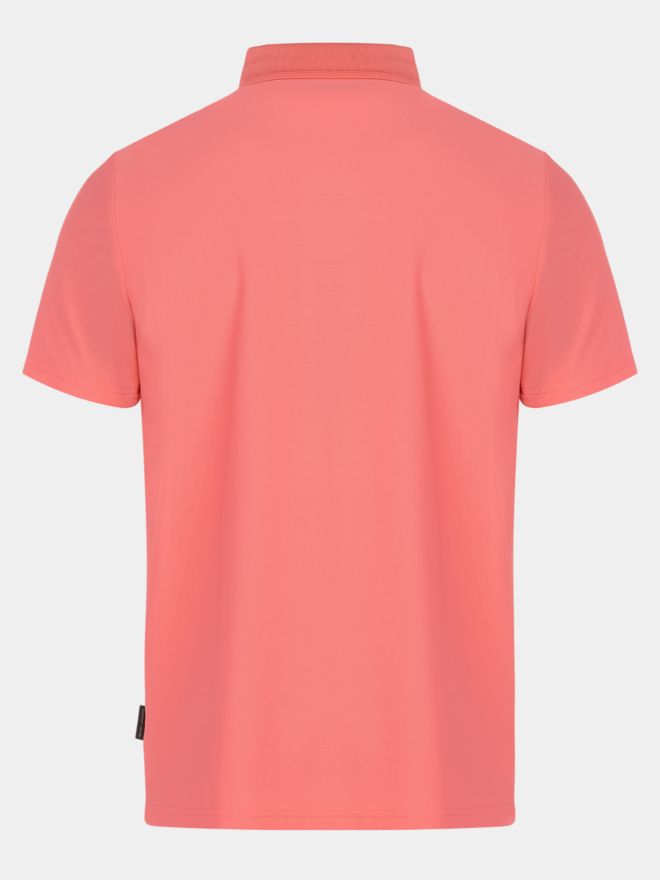 Daniel Springs Nylon Pique Halbarm Polo koralle