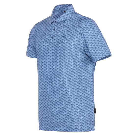 Daniel Springs Funkční polo s krátkým rukávem džínovina