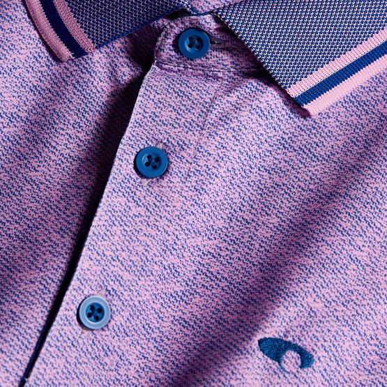 Daniel Springs  Polokošile s melanžovým potiskem a krátkým rukávem růžová