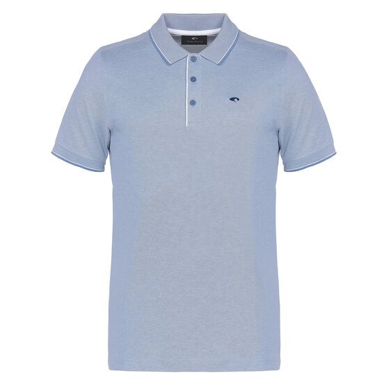 Daniel Springs  Bavlněná polokošile s krátkým rukávem  džínovina