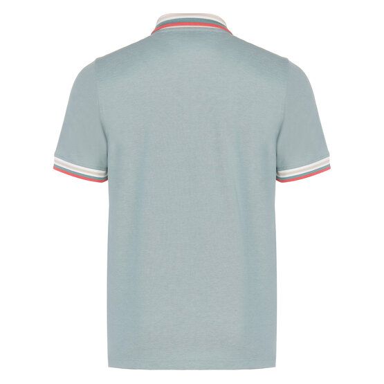 Daniel Springs 2-Tone Pique Halbarm Polo grün