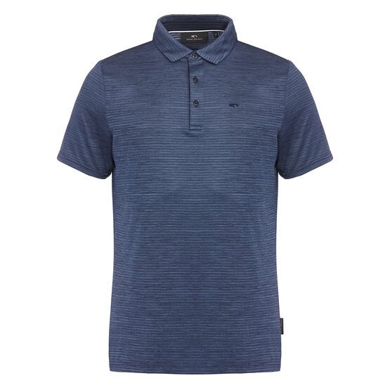 Daniel Springs Melange Funktions Halbarm Polo navy