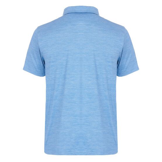 Daniel Springs Melange Funktions Halbarm Polo hellblau