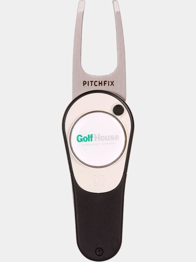 Pitchfix Icon Pitchgabel mit GH-Logo-Ballmarker schwarz