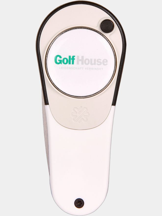 Pitchfix Icon Pitchgabel mit GH-Logo-Ballmarker weiß