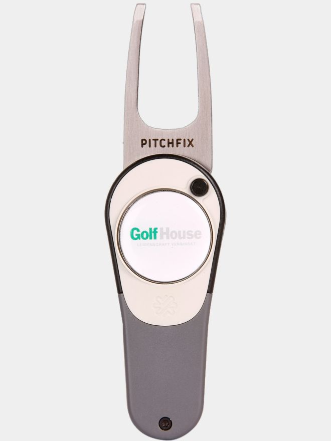 Pitchfix Icon Pitchgabel mit GH-Logo-Ballmarker grau