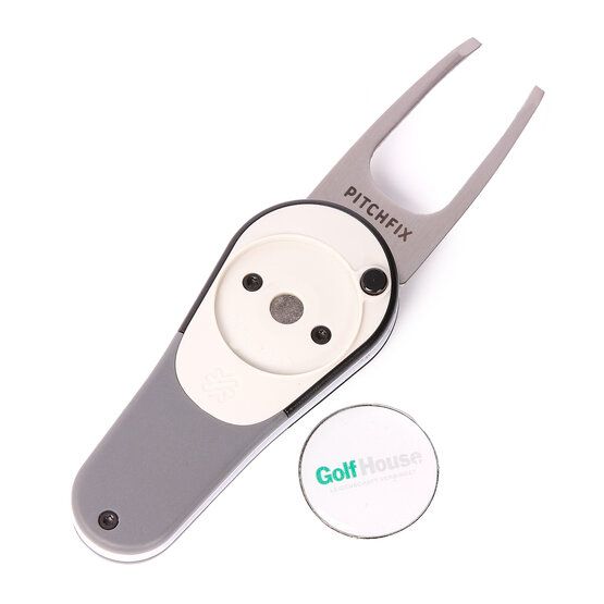 Pitchfix Icon Pitchgabel mit GH-Logo-Ballmarker grau