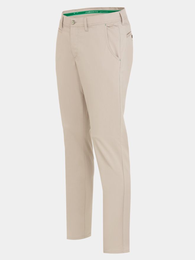 Alberto ROOKIE - Ceramica Cotton Chino Hose hellblau