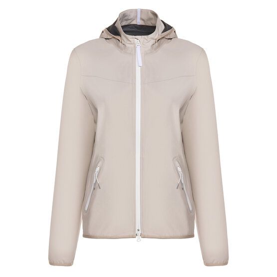 Valiente Wasserdichte, voll verschweisste Regen Jacke sand