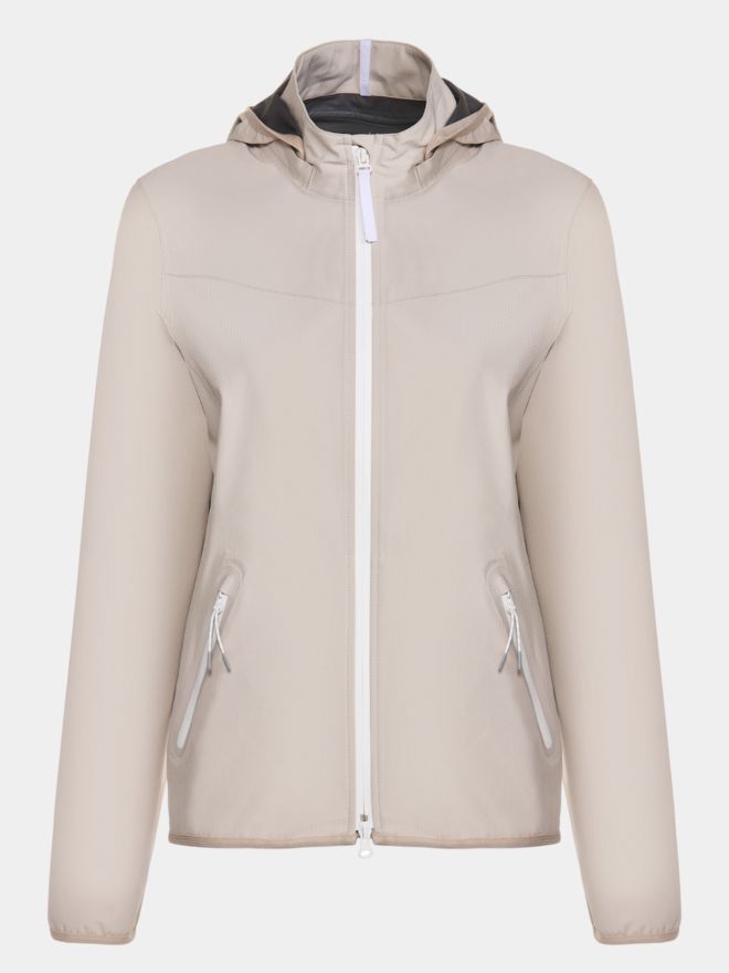 Image of Valiente Wasserdichte, voll verschweisste Regen Jacke sand