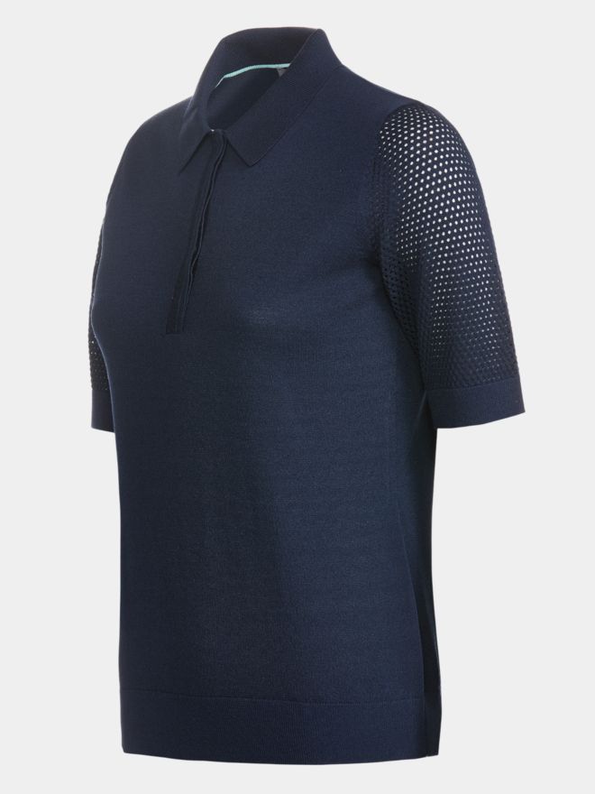 Valiente Pletená polokošile s delším rukávem námořnictvo