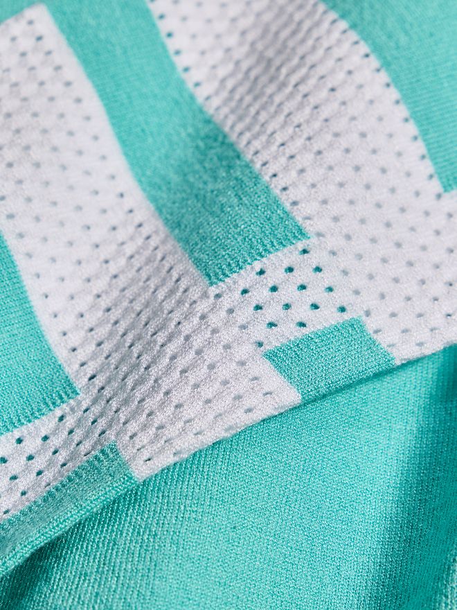 Valiente Pletený svetr s výstřihem do V tyrkysová