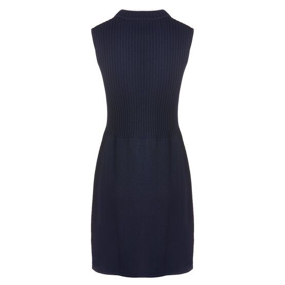Valiente Strick ohne Arm Kleid navy