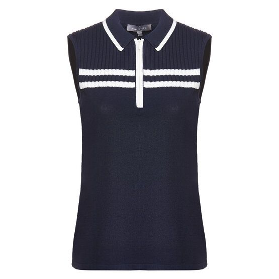 Valiente Strick ohne Arm Polo navy