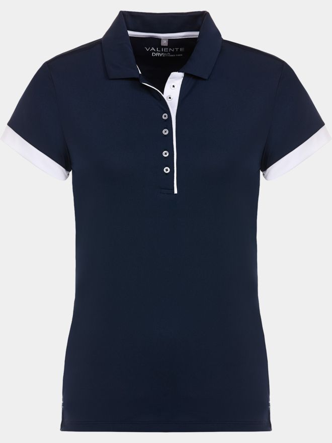 Valiente Funktions Halbarm Polo navy