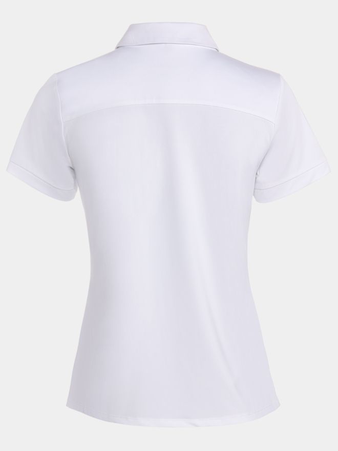 Valiente Funkční polo s krátkým rukávem bílá
