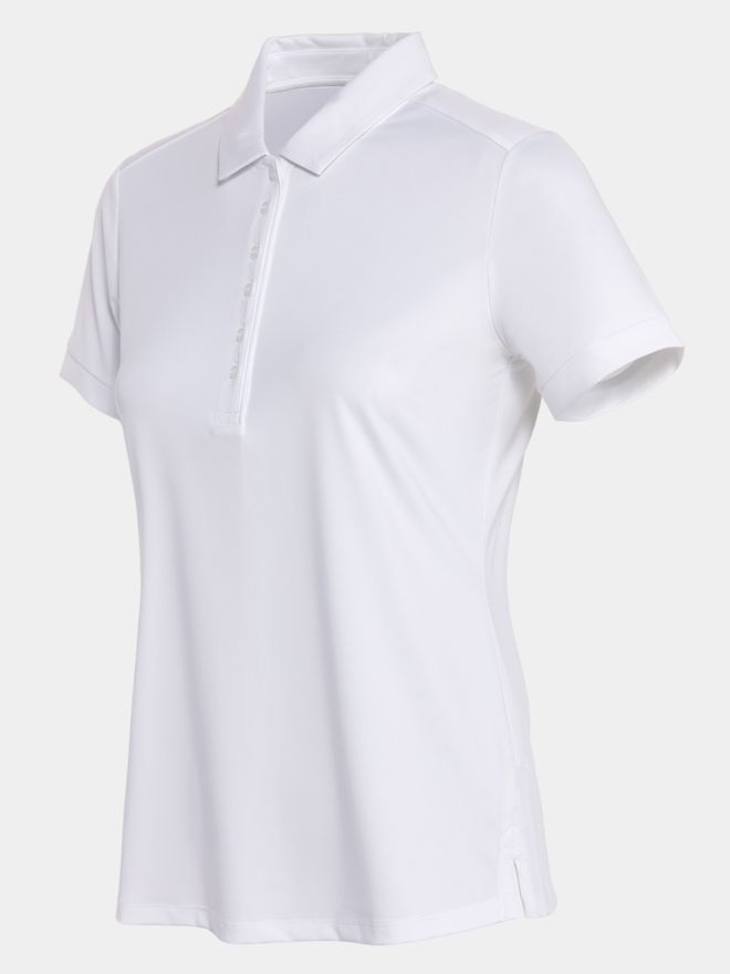 Valiente Funkční polo s krátkým rukávem bílá