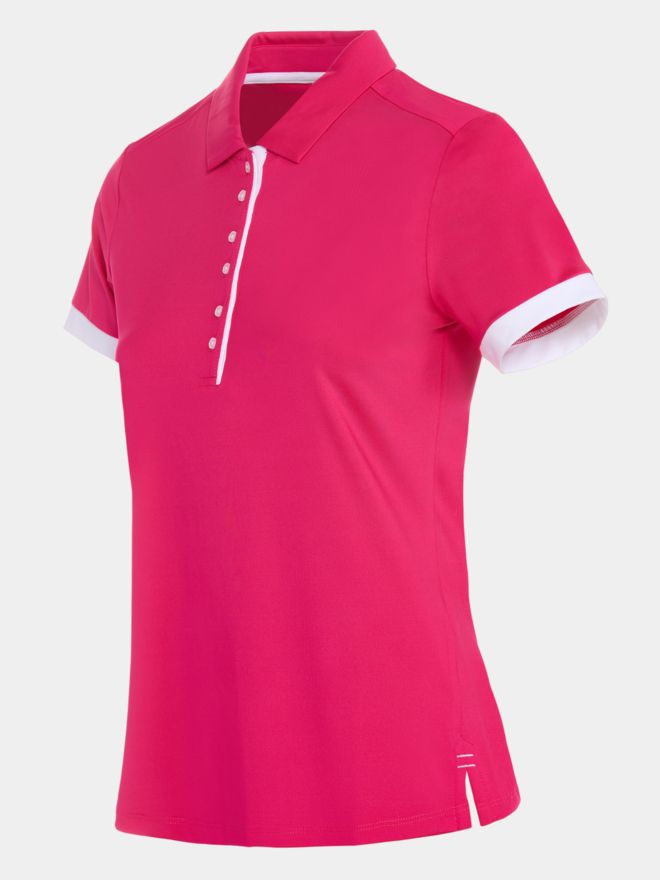 Valiente Funkční polo s krátkým rukávem růžová