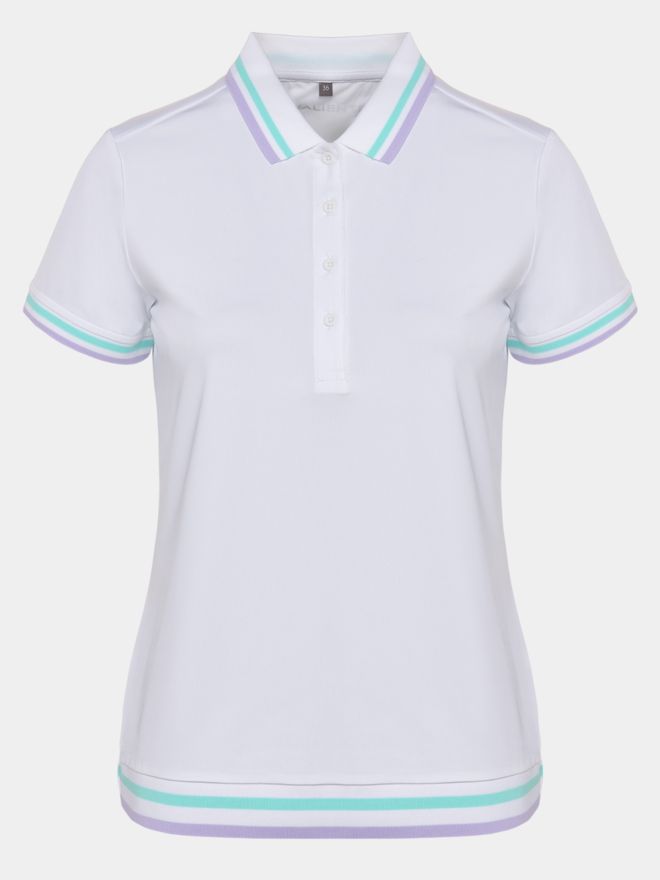 Valiente Halbarm Polo mit Buendchen weiß