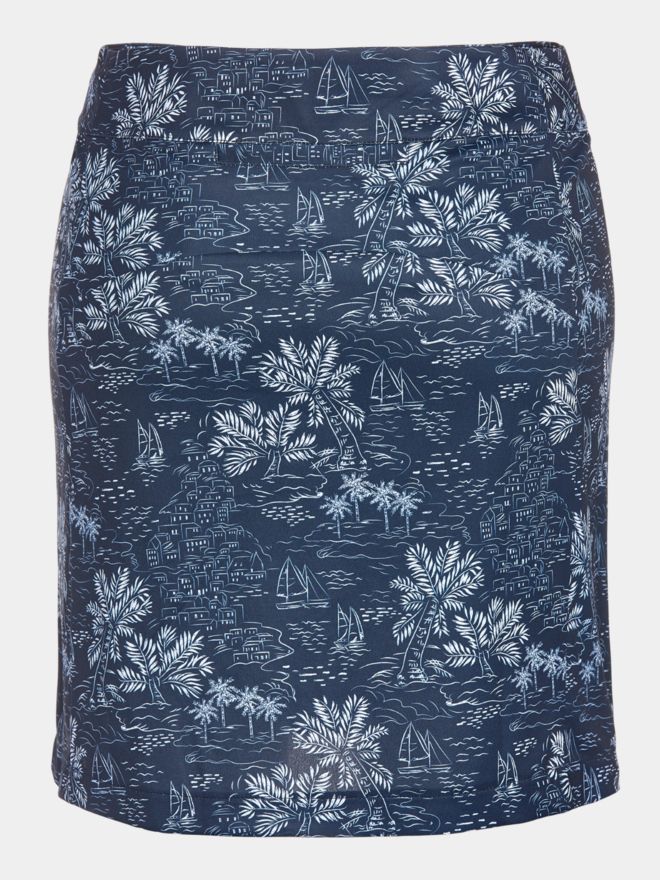 Valiente Print short skort navy