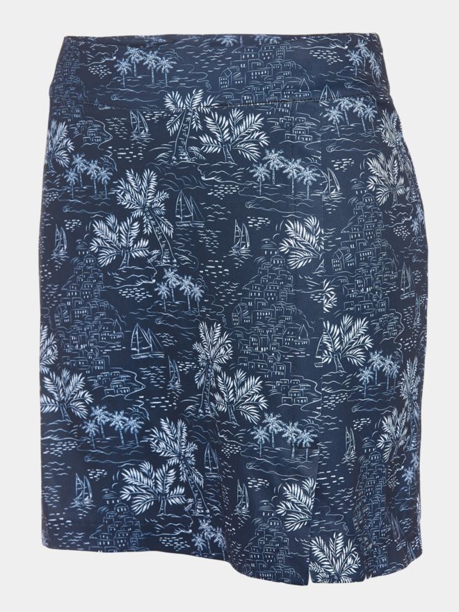 Valiente Print short skort navy