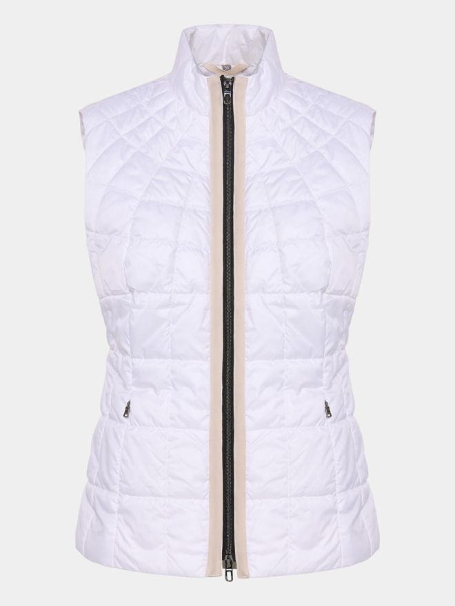 Valiente Prošívaná termovesta bílá