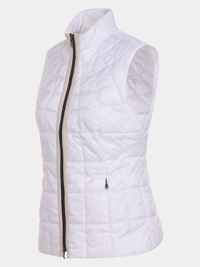 Valiente Prošívaná termovesta bílá