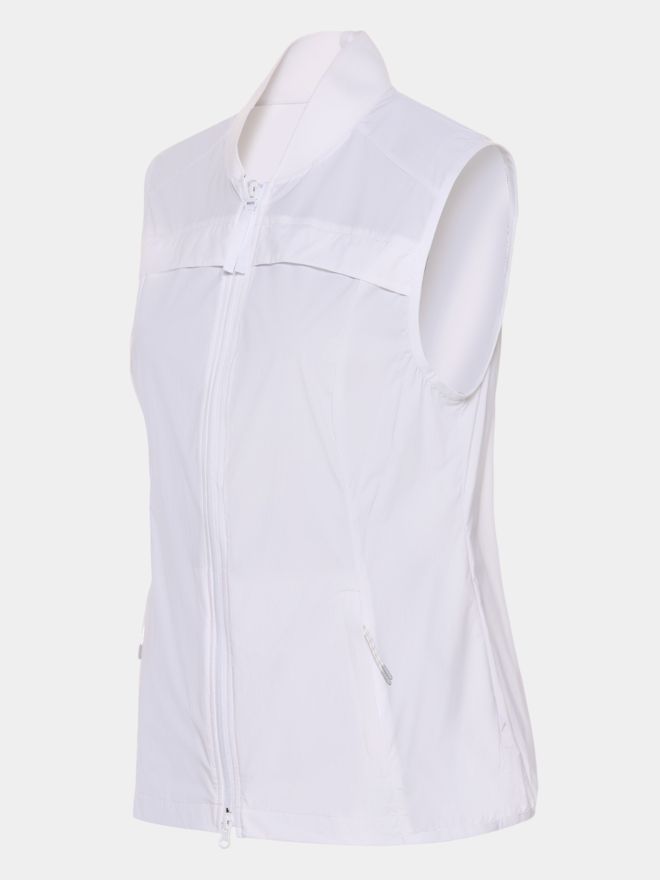 Valiente Ultra Light Windstopp Weste weiß